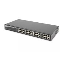 Digitus DN-95116 tīkla pārslēgs Gigabit Ethernet (10/100/1000) Power over Ethernet (PoE) 1U Pelēks