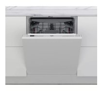 Iebūvējama trauku mazgājamā mašīna WHIRLPOOL WIC 3C33 PFE — pilna izmēra 60 cm, 14 komplekti, 43 dB, 8 programmas