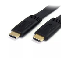 StarTech.com HDMIMM15FL HDMI kabelis 4,6 m HDMI Type A (Standard) Melns