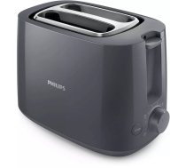 Toasteris Philips Daily Collection HD2581/10 2 šķēles 900 W Pelēks