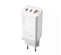 GaN 65W lādētājs Dudao A7xsEU 2x USB-C + USB (balts)