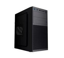 Datora korpuss GEMBIRD Fornax K300 Mini Tower — Mini-ITX/Micro ATX, SPCC, 2.17 kg, USB 3.2, 1x2.5" vieta, 4 paplašinājumu sloti