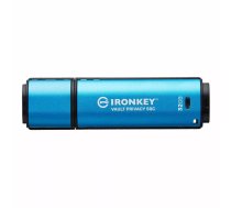 Kingston Technology IronKey Vault Privacy 50 USB zibatmiņa 32 GB USB Veids-C 3.2 Gen 1 (3.1 Gen 1) Melns, Zils