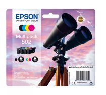 Epson 502 tintes kārtridžs 1 pcs Oriģināls Standarta produktivitāte Melns, Tirkīzzils, Fuksīns, Dzeltens