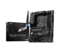 MSI PRO B760-P WIFI DDR4 mātes plate LGA 1700 ATX