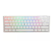 Ducky One 3 Mini Pure White Tastatūra Spēļu USB Vācu Mehāniskā 61 Taustiņš RGB