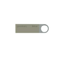 USB zibatmiņa GOODRAM UUN2 64GB USB Type-A 2.0, sudraba, lasīšana 20 MB/s, rakstīšana 5 MB/s