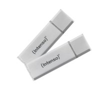 Intenso Ultra Line 2 x 64GB USB zibatmiņa USB Type-A 3.2 Gen 1 (3.1 Gen 1) Sudrabs