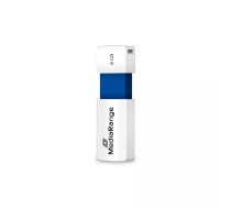 MediaRange MR971 USB zibatmiņa 8 GB USB Type-A 2.0 Zils, Balts
