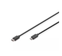 Digitus DB-300137-018-S USB kabelis USB 3.2 Gen 1 (3.1 Gen 1) 1,8 m USB C Micro-USB B Melns