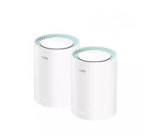 Cudy M1300 2-PACK tīkla veida Wi-Fi sistēma Divkāršā frekvenču josla (2.4 GHz / 5 GHz) Wi-Fi 5 (802.11ac) Balts 1 Iekšējs