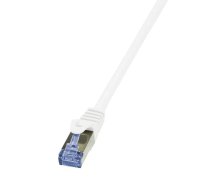 LogiLink PrimeLine Cat.7 S/FTP 0.5m tīkla kabelis Balts 0,5 m Cat7 S/FTP (S-STP)
