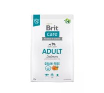 Sausā barība pieaugušiem suņiem - BRIT Care Grain-free Adult Salmon - 3 kg