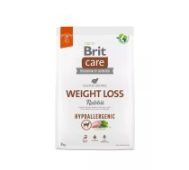 BRIT Care Hypoallergenic Adult Weight Loss Rabbit - sausā barība suņiem - 3 kg