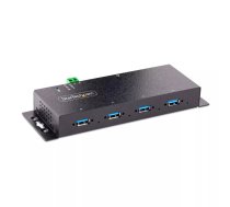 StarTech.com 5G4AINDNP-USB-A-HUB interfeisa centrmezgls USB 3.2 Gen 1 (3.1 Gen 1) Type-B 5000 Mbit/s Melns