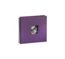 Hama "Fine Art" Spiral Album, purple, 34x32/50 foto albums & papīra aizsardzības pārklājums Lillā 10 x 15, 13 x 18