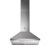 Sienas novietojuma tvaika nosūcējs Electrolux LFC316X, nerūsējošais tērauds, 598×69–107 cm, 420 m³/h, 3 ātrumi, Ø150 mm