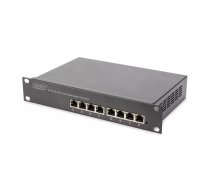 Digitus DN-95317 tīkla pārslēgs Nepārvaldīts Gigabit Ethernet (10/100/1000) Power over Ethernet (PoE) Pelēks