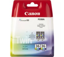 Canon 1511B018 tintes kārtridžs 2 pcs Oriģināls Melns, Tirkīzzils, Fuksīns, Dzeltens