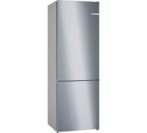 Ledusskapis‑saldētava Bosch Serie 4 KGN492IDF, brīvi stāvošs, 440 L (311 L ledusskapis / 129 L saldētava), nerūsējošā tērauda, D klase