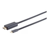 S/CONN maksimālā savienojamība Displayportkabel-USB Typ C Stecker auf Displayport Stecker, 8K60Hz, 1,8m (10-62185)