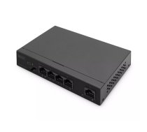 Digitus DN-95330-1 tīkla pārslēgs Nepārvaldīts Gigabit Ethernet (10/100/1000) Power over Ethernet (PoE) Melns