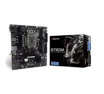 Biostar B760MX2-E D4 mātes plate Intel B760 LGA 1700 mikro ATX