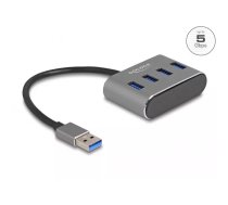 DeLOCK 63190 USB centrmezgls 3.2 Gen 1 Type-A 5000 Mbit/s Melns