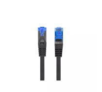 Tīkla kabelis Lanberg PCF6A-10CC-0025-BK RJ45 Cat6a 0.25m Melns