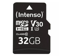 Zibatmiņa Intenso 32GB MicroSDHC UHS-I 3433480