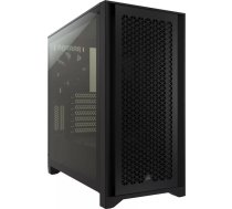 Datora korpuss Corsair iCUE 4000D RGB AIRFLOW Mid-Tower Melns