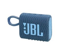 Stereo portatīvais skaļrunis JBL Go 3 Eco Zils