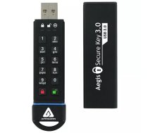 Apricorn Aegis Secure Key 3.0 USB zibatmiņa 120 GB USB Type-A 3.2 Gen 1 (3.1 Gen 1) Melns