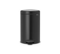Atkritumu tvertne Brabantia 113741 12L Apaļa Melna