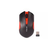 Bezvadu RF pele A4Tech G3-200N — ambidekstra, optiskā 1000 DPI, nano uztvērējs, AA baterija