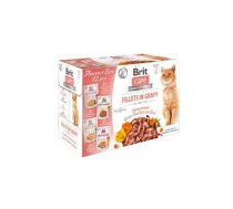 BRIT Care Cat Adult Fillets in Gravy - mitrā kaķu barība - 12x 85g