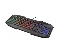 Spēļu tastatūra Trust GXT 830-RW Avonn USB Vācu Melna RGB LED