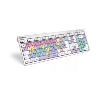 Logickeyboard LKB-FCPX10-CWMU-FR tastatūra Birojs USB AZERTY Franču Daudzkrāsains