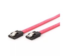 Gembird CC-SATAM-DATA-0.1M SATA cable SATA 7-pin Black, Red