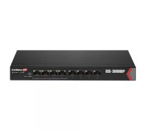Edimax GS-3008P tīkla pārslēgs Vadīts Gigabit Ethernet (10/100/1000) Power over Ethernet (PoE) Melns