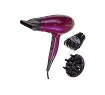 Fēns Remington D5219 2300 W, 3 siltuma līmeņi, 2 ātrumi, jonu funkcija, difuzors un koncentratora sprausla, vēsais pūtiens, ar cilpu (violets)