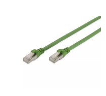 Tīkla kabelis Digitus CAT 6A S/FTP patch cord RJ-45 Cat6a 2m Zaļš