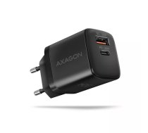 AXAGON ACU-PQ30 Barošanas lādētājs 30 W, 2x ports (USB-A + USB-C), PD3.0/PPS/QC4+/AFC/Apple, melns