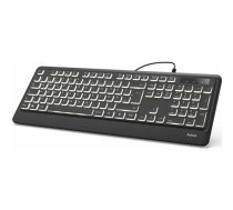 Hama KC-550 vadu tastatūra melna DE (001826710000)