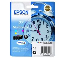 Epson Alarm clock 27 DURABrite Ultra tintes kārtridžs 1 pcs Oriģināls Tirkīzzils, Fuksīns, Dzeltens