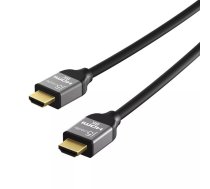 j5create JDC53 HDMI kabelis 2 m HDMI Type A (Standard) Melns, Pelēks