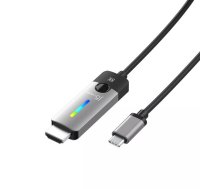 j5create JCC157 1,79 m USB Veids-C HDMI Melns, Pelēks