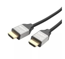 j5create JDC52 HDMI kabelis 2 m HDMI Type A (Standard) Melns, Pelēks