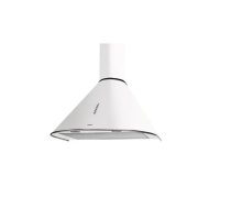Sienas tvaika nosūcējs AKPO WK-4 Dandys Eco 60 cm, ar izvadi/recirkulāciju, 434 m³/h, dzinējs 102 W, 51–72 dB, balts