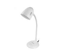 Galda lampa ESPERANZA ELD110W E27 12W LED, balta, augstums 470 mm, elastīgs kakls